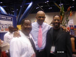Willie Skillern; Senior Pastor Kirbyjon Caldwell; Maurice Skillern at The Houston Black Expo; Houston, TX- 2008